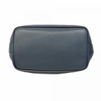 Navy Leather Chanel Tote