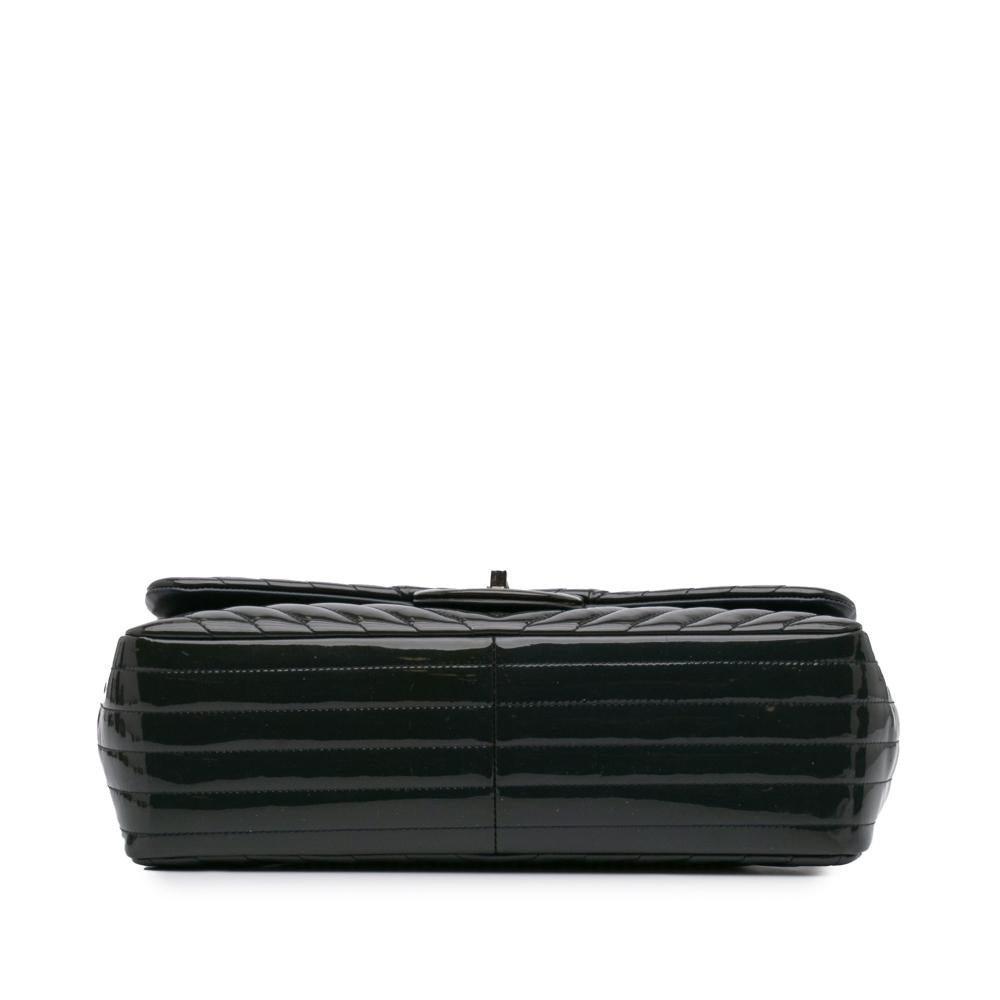 Navy Leather Chanel Flap Bag