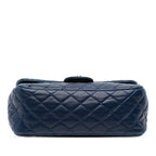Navy Leather Chanel Flap Bag