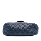 Navy Leather Chanel Flap Bag