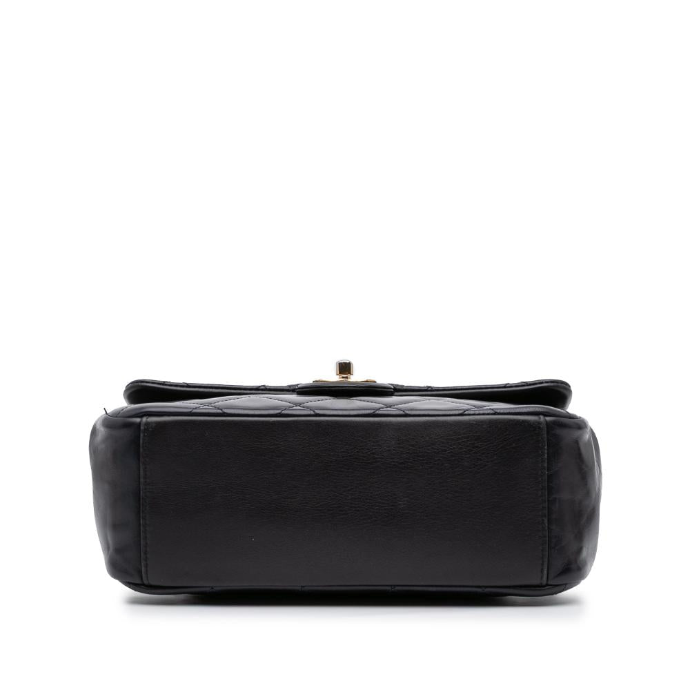 Navy Leather Chanel Flap Bag