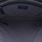 Navy Leather Chanel Clutch