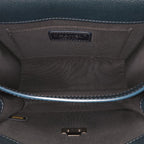 Navy Leather Chanel Flap Bag