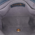 Navy Leather Chanel Flap Bag