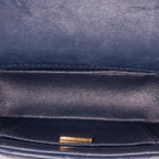 Navy Leather Chanel Flap Bag