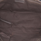 Navy Leather Chanel Tote