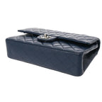 Navy Leather Chanel Flap Bag