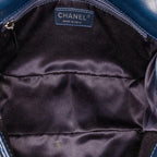 Navy Leather Chanel Flap Bag