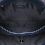 Navy Leather Chanel Flap Bag