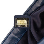 Navy Leather Chanel Flap Bag