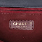 Navy Leather Chanel Flap Bag