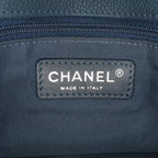 Navy Leather Chanel Flap Bag