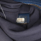 Navy Leather Chanel Clutch