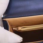 Navy Leather Chanel Flap Bag