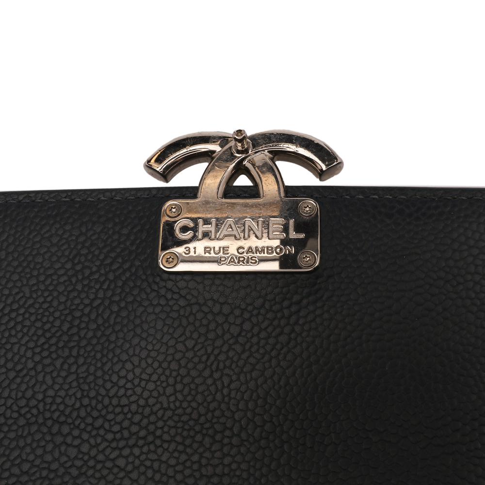 Navy Leather Chanel Flap Bag