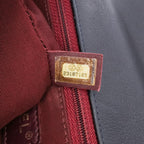 Navy Leather Chanel Flap Bag