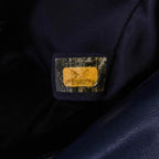 Navy Leather Chanel Flap Bag