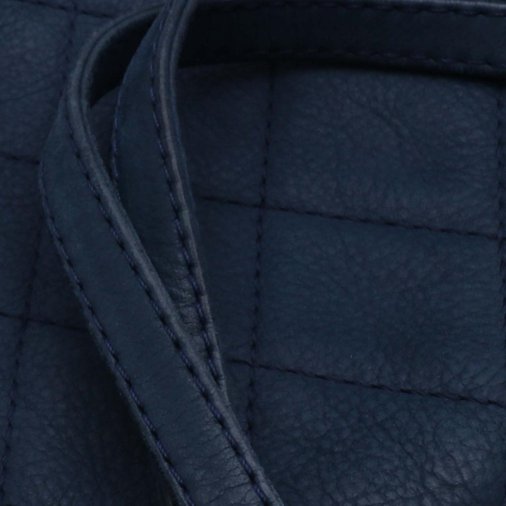 Navy Leather Chanel Flap Bag