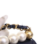 Navy Leather Chanel Flap Bag