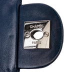 Navy Leather Chanel Flap Bag