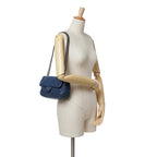 Navy Leather Chanel Flap Bag