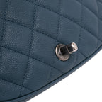 Navy Leather Chanel Flap Bag