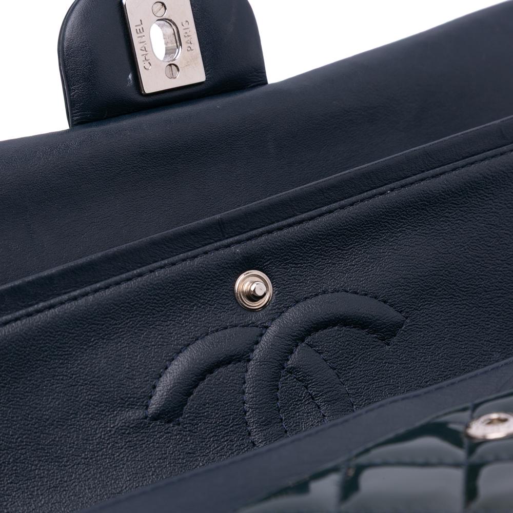 Navy Leather Chanel Flap Bag