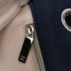 Navy Leather Chanel Flap Bag