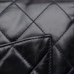 Navy Leather Chanel Flap Bag