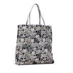 Navy Nylon Chanel Tote