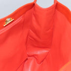 Orange Leather Chanel Tote