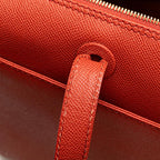 Orange Leather Chanel Tote