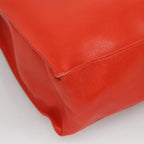 Orange Leather Chanel Tote