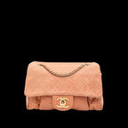Orange Leather Chanel Flap Bag