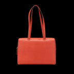 Orange Leather Chanel Tote