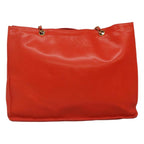 Orange Leather Chanel Tote