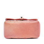 Orange Leather Chanel Flap Bag