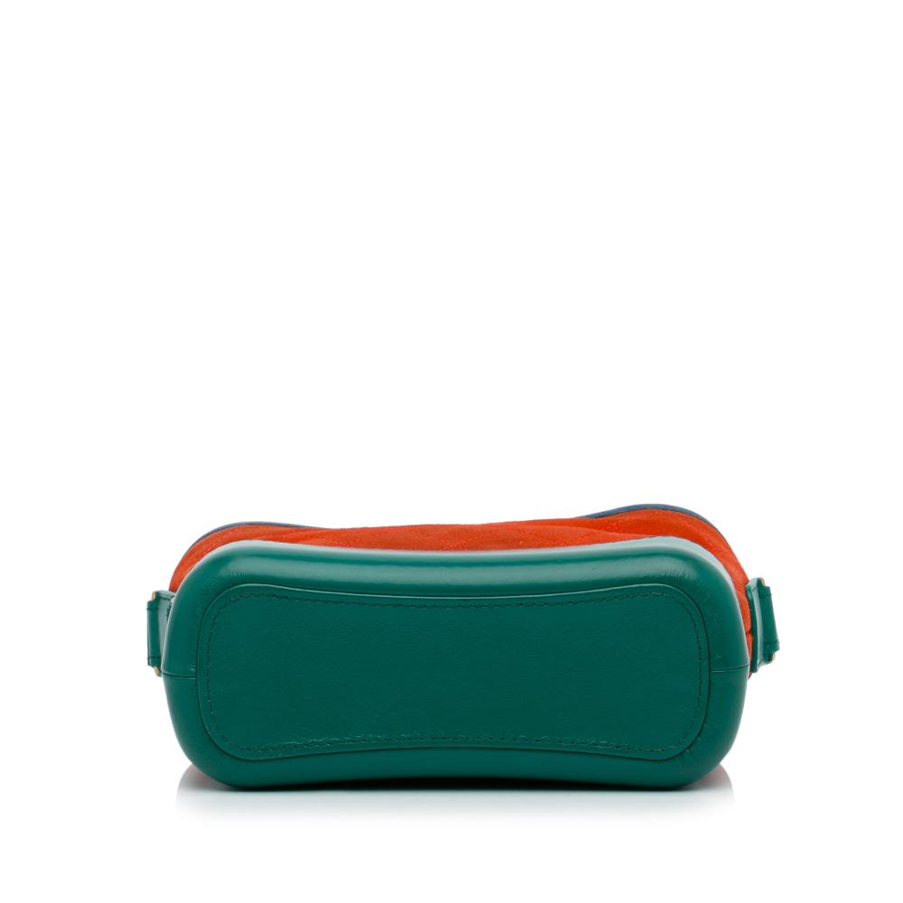 Orange Leather Chanel Shoulder Bag