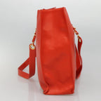 Orange Leather Chanel Tote