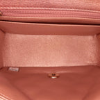 Orange Leather Chanel Flap Bag