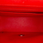 Orange Leather Chanel Crossbody Bag