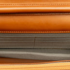 Orange Leather Chanel Shoulder Bag
