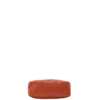 Orange Leather Chanel Shoulder Bag
