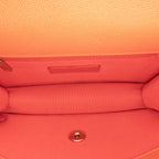 Orange Leather Chanel Flap Bag