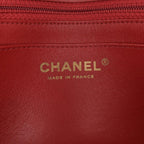 Orange Leather Chanel Flap Bag