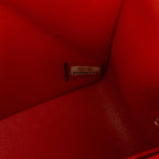 Orange Leather Chanel Flap Bag