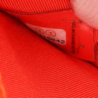 Orange Leather Chanel Flap Bag