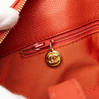 Orange Leather Chanel Tote