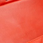 Orange Leather Chanel Flap Bag