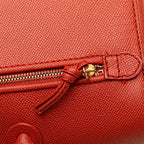 Orange Leather Chanel Tote